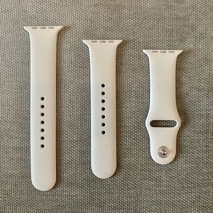 Cream Apple Watch Sport Band 42MM